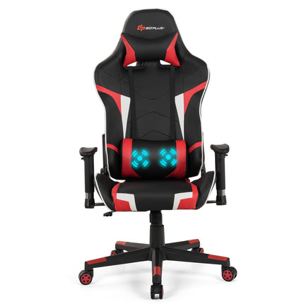 Gaming Chair, Massage Office Chair Computer Gaming Racing Chair - GoplusUS