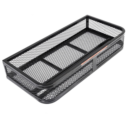 Goplus Universal ATV Front Cargo Basket Rack Luggage Carrier Steel Mesh Surface - GoplusUS