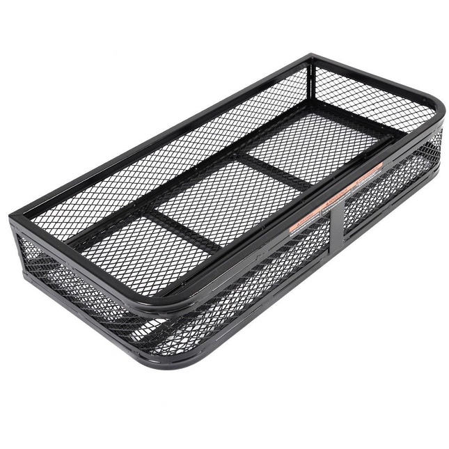 Goplus Universal ATV Front Cargo Basket Rack Luggage Carrier Steel Mesh Surface - GoplusUS