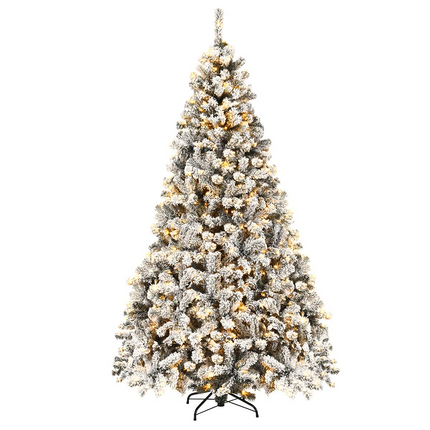 Goplus 6ft Pre-Lit Artificial Christmas Tree - GoplusUS