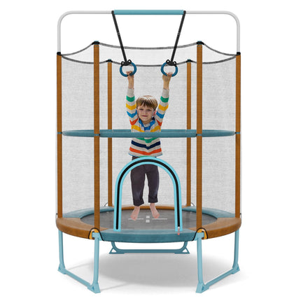 Goplus 60'' Trampoline for Kids, 3-in-1 Toddler Trampoline