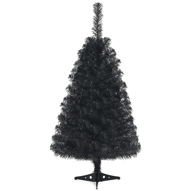 Goplus 3ft Silver Pencil Christmas Tree, Artificial Slim Tree - GoplusUS