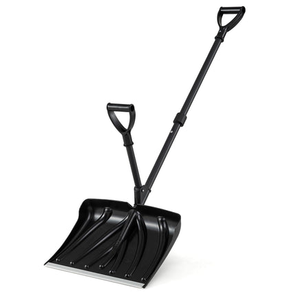 Goplus 53" Long Ergonomic Snow Removal with D-Grip Handle