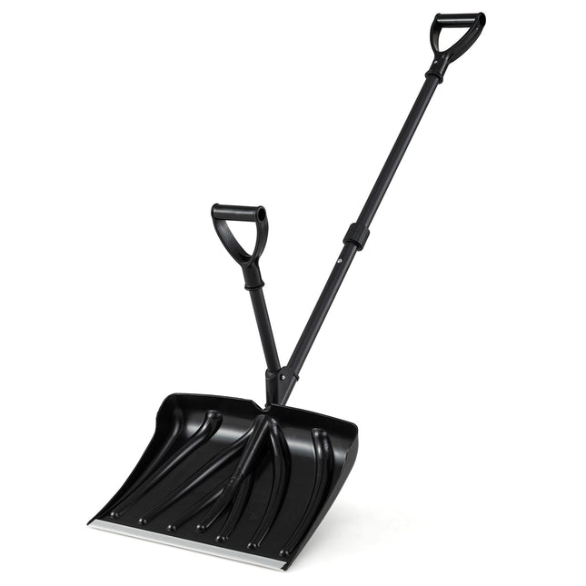 Goplus 53" Long Ergonomic Snow Removal with D-Grip Handle