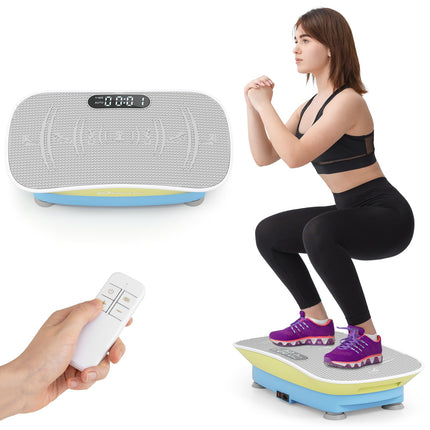 Goplus Vibration Plate Exercise Machine, Vibrating Platform for Lymphatic Drainage