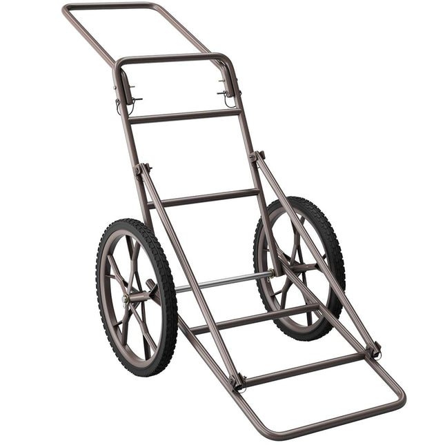 Folding Deer Game Cart Larger Capacity 500lbs Hauler Utility Gear Dolly Cart Hunting Accessories - GoplusUS