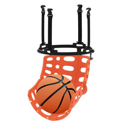 Goplus Basketball Return Attachment 360° Rotatable Basketball Hoop Rebounder