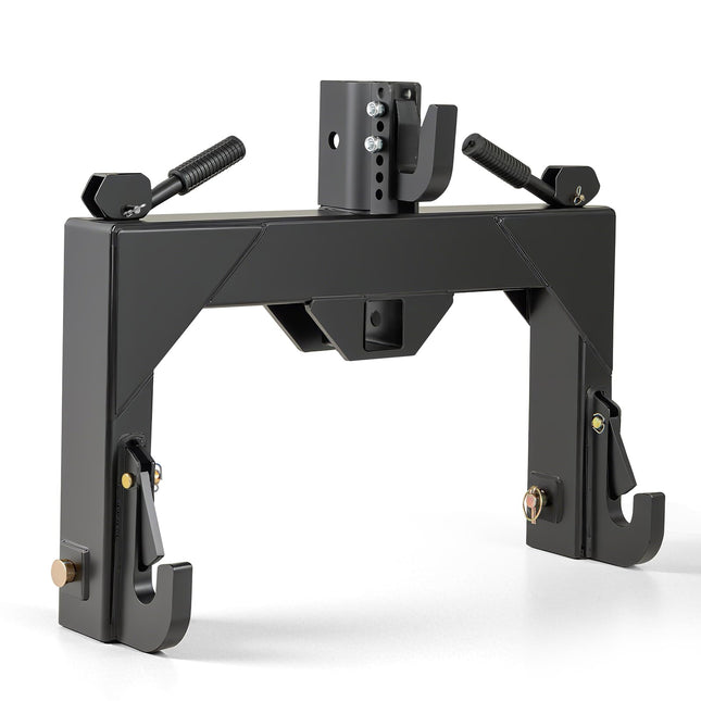 Goplus 3-Point Quick Hitch 3000 LBS Towing Force w/5 Level Adjustable Bolt