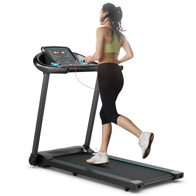 Goplus 2.25HP Folding Treadmill, Portable Electric Superfit Treadmill W/APP Control - GoplusUS