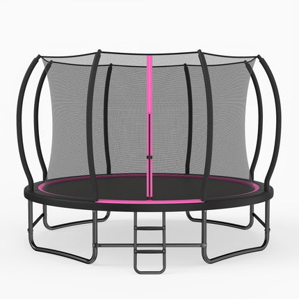 Goplus 12 FT/14 FT/16 FT Recreational Outdoor Trampoline Galvanized Metal Frame for Kids Adults Backyard Fun