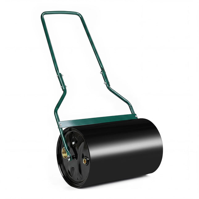 Goplus Lawn Roller 12 Gallon Water/Sand Filled Garden Drum Roller(13 by 20-Inch)