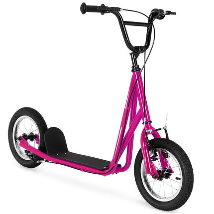 Youth Kick Scooter, Adults Kick Scooter W/ Carbon Steel Frame