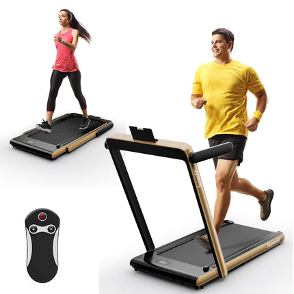 2.5HP Superfit Folding Treadmill with Touch Panel Control - Goplus