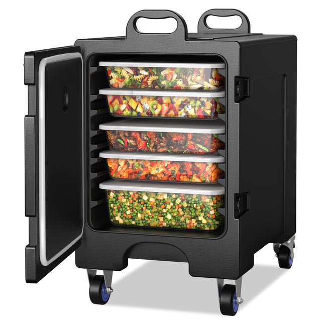 Goplus Insulated Food Pan Carrier for 5 Full-size Pans