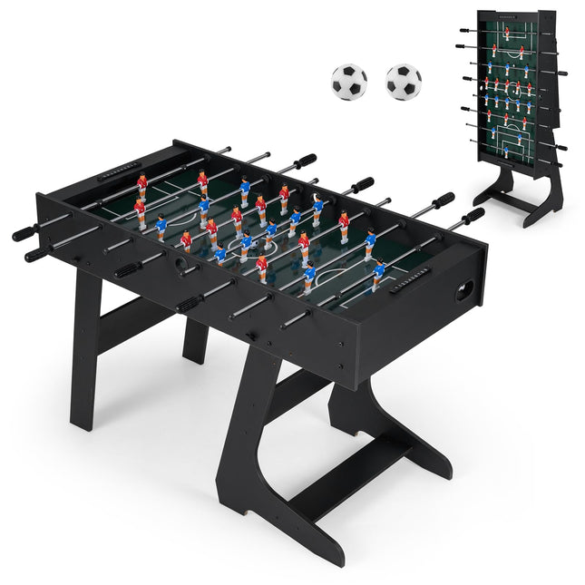 Goplus 48inch Full Competition Size Freestanding Soccer Game Table with 22 Players & 2 Balls