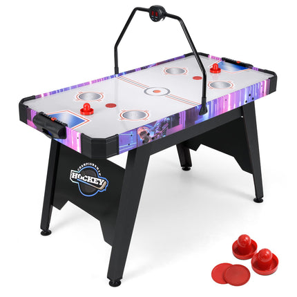 Goplus 56 Inch Air Hockey Table w/LED Scoreboard and Powerful 12V Motor