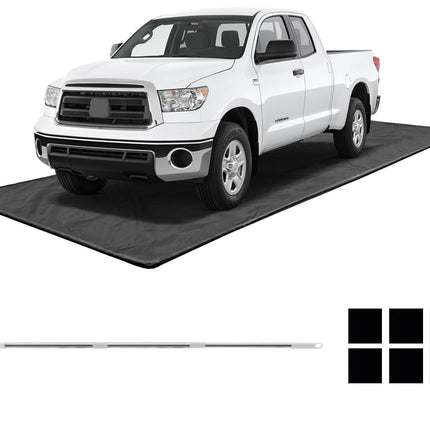 Goplus Garage Floor Mat, 22’ x 9’ Garage Mat for Under Car, Waterproof Protection from Snow Rain Mud