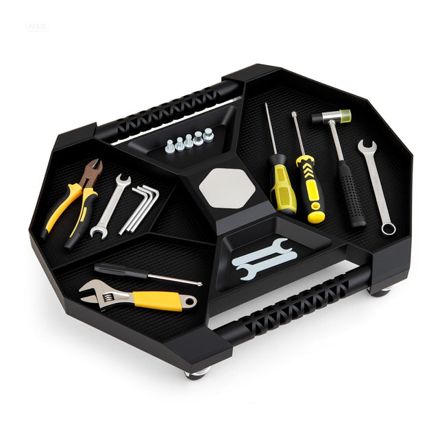 Goplus Automotive Rolling Tool Tray with 4 Swivel Casters (25 KG Weight Capacity)