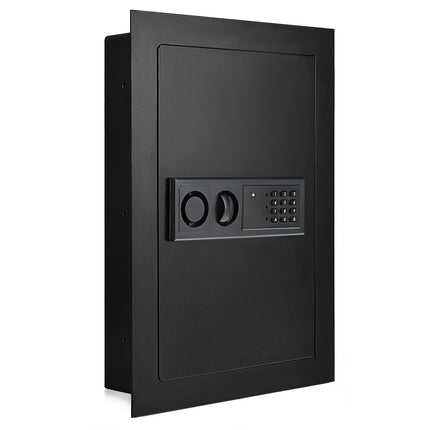 Goplus 22" Tall Wall Safe, Electric Safe Box Fits Between the Studs,Hidden Wall Mount Safe