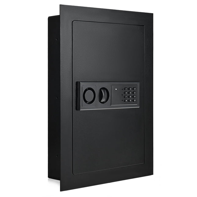 Goplus 22" Tall Wall Safe, Electric Safe Box Fits Between the Studs,Hidden Wall Mount Safe