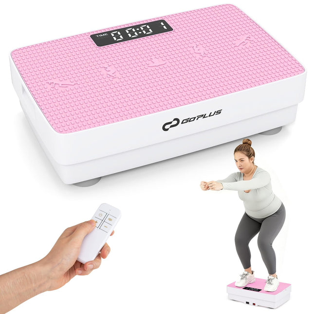Goplus Vibration Plate Exercise Machine, Vibrating Platform w/ Gravity Sensor, Remote Control
