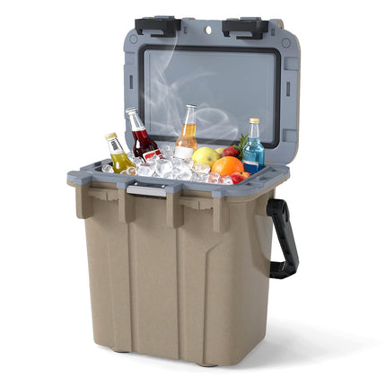 Goplus 21QT Ultra-Light Injection Molded Cooler with Swing-up Handle & Bottle Opener
