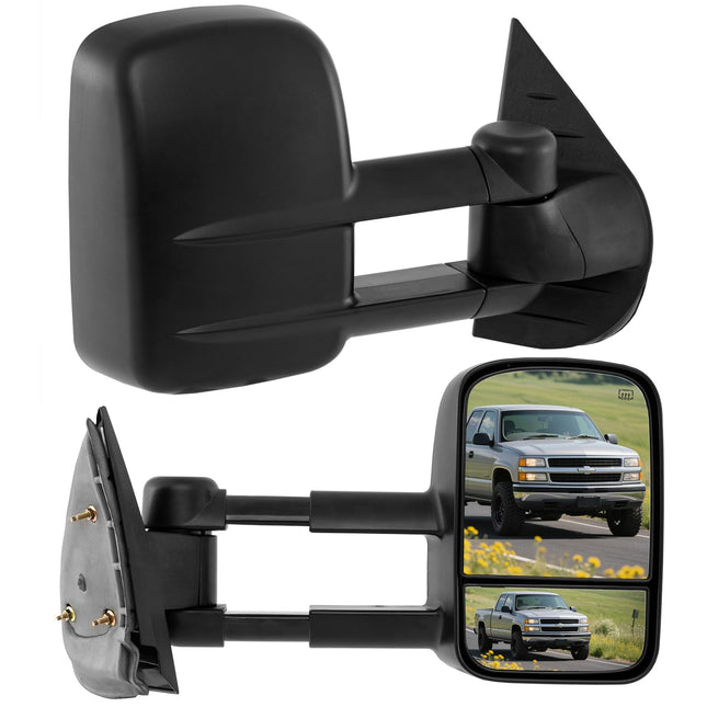 Goplus Tow Mirrors for 2007-2012 Chevy Silverado GMC Sierra 1500/2500/3500 Yukon