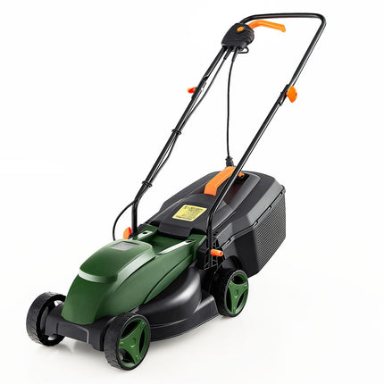Goplus Electric Lawn Mower, 2-in-1 Versatile Corded Lawn Mower, 12 AMP Motor, 14" Cutting Deck
