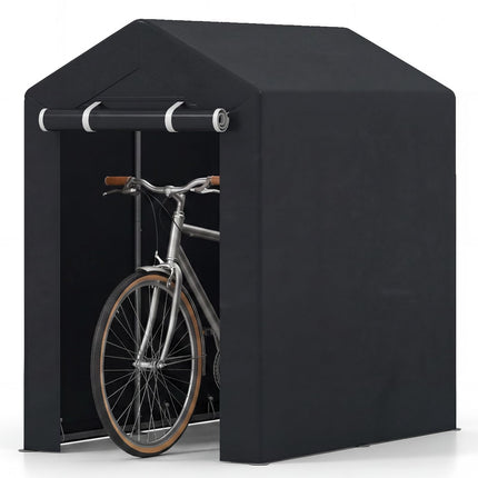 Goplus 7.2 x 5.2 FT/6 x 4 FT/5 x 3 FT Heavy-Duty Portable Storage Shed