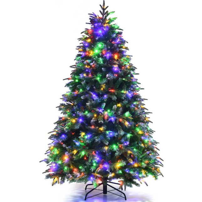 Goplus 5 ft / 6 FT Pre-Lit Artificial Christmas Tree - GoplusUS