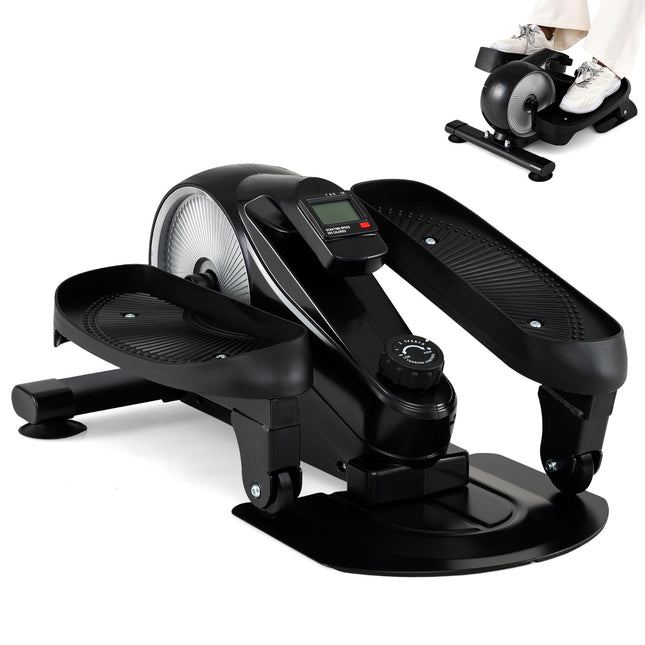 Goplus Under Desk Elliptical Pedal Exerciser w/Forward & Reverse Direction