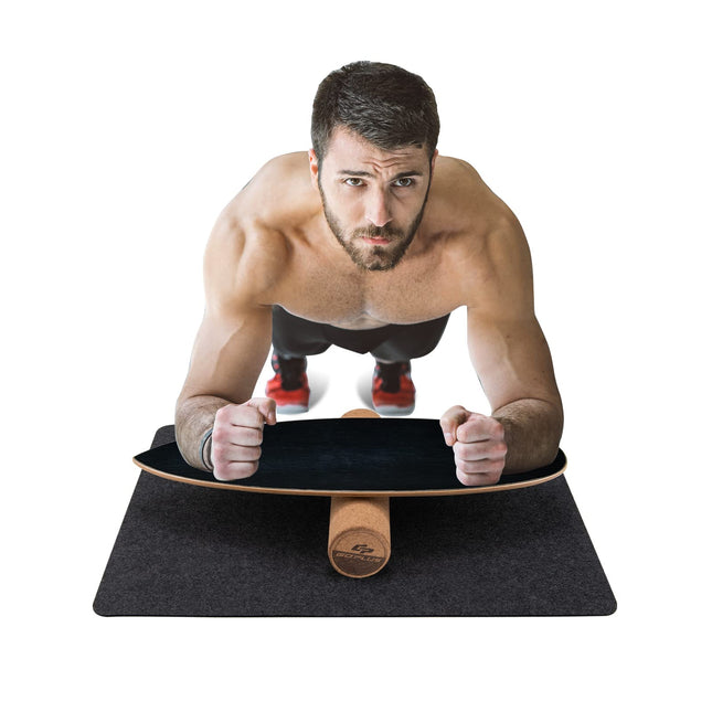 Goplus Balance Board Trainer, 500 LBS Weight Capacity Balancing Board for Core Strength, Skateboard - GoplusUS