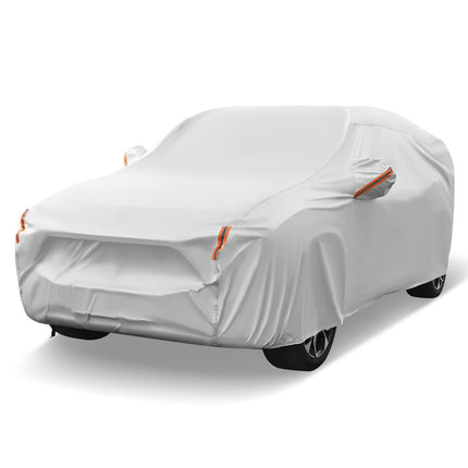 Car Cover for Automobiles 190 Inch Rain Sun UV Protection Universal Fit SUV Chevrolet Hyundai Kia Mazda