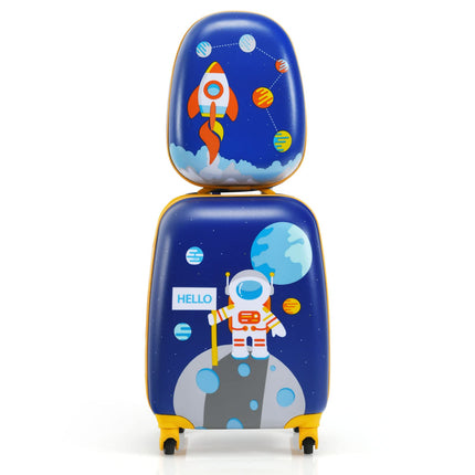 2PC Kids Luggage, 12" & 16" Kids Carry On Luggage Set - GoplusUS