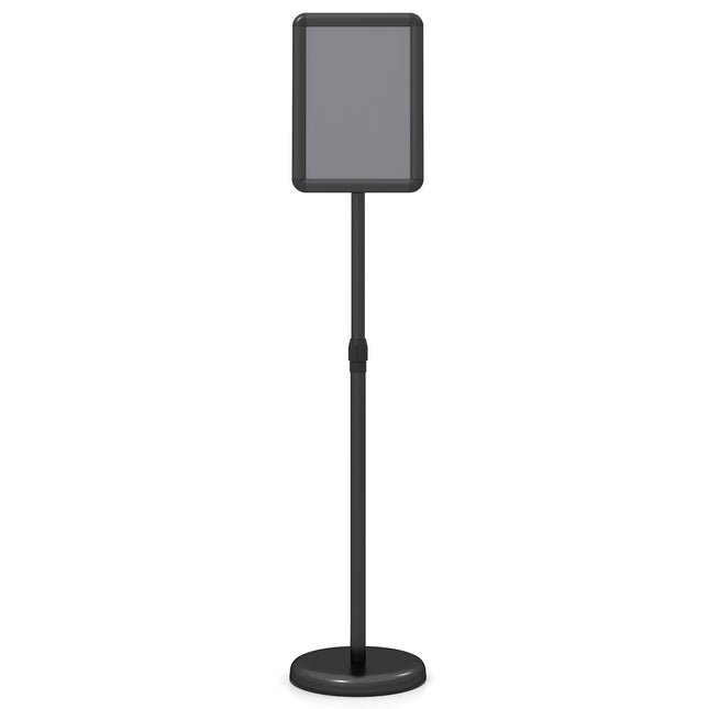 Goplus 8.5 x 11 Inch Height Adjustable Floor Standing Poster Stand with Snap-Open Frame