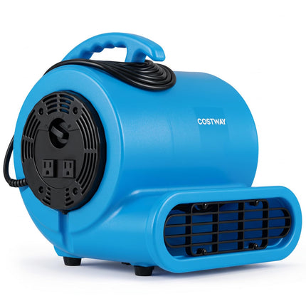 Goplus 1/2 HP Air Mover | 3-Speed 2800 CFM Commercial Blower Fan
