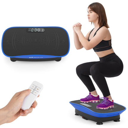 Goplus Vibration Plate Exercise Machine, Vibrating Platform for Lymphatic Drainage
