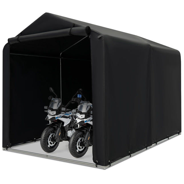 Goplus Portable Shed, 5.2 x 5.4FT Outdoor Storage Shelter