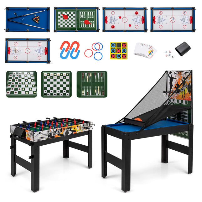 Goplus 14-in-1 Multi Game Table | Combo Game Table for Home Arcade Game Room