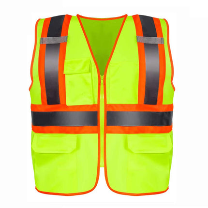 10 Pack Safety Vest, High Visibility Reflective Security Vest Construction Vest - GoplusUS