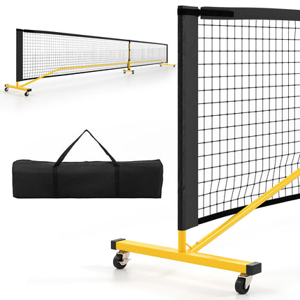 22FT Regulation Size Pickle Ball Net System with Strong Metal Frame