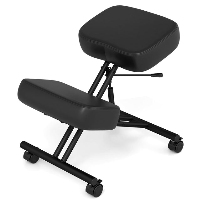 Goplus Kneeling Chair w/Adjustable Height & Thickened Sponge Cushion