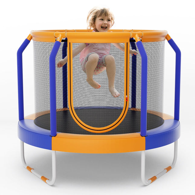 Goplus Kids Trampoline, 48" ASTM Approved Recreational Trampoline with Safety Space Design