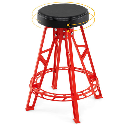 Goplus 400 LBS Meachanic Chair with 3" Thick Padded Seat for Work Shop Auto Repair