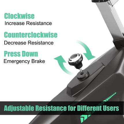 Goplus Indoor Cycling Bike, Stationary Exercise Bike Workout Bike with Device Holders - GoplusUS