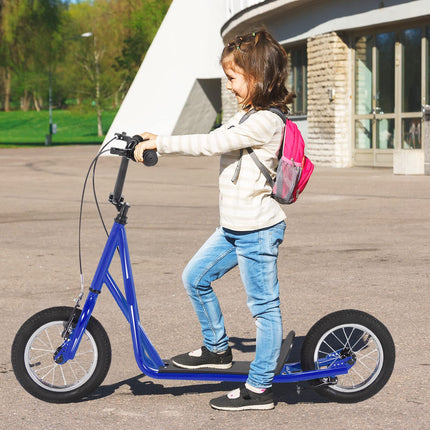 Youth Kick Scooter, Adults Kick Scooter W/ Carbon Steel Frame