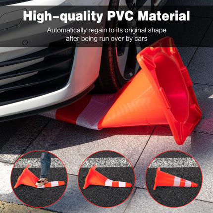 Goplus PVC Traffic Cones