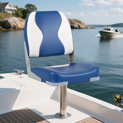Goplus Waterproof Fishing Captain Boat Seats with Stainless Steel Screws