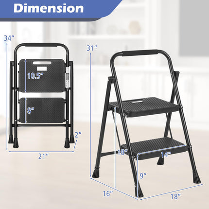 Goplus Portable & Lightweight Step Ladder