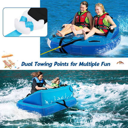 1-2 Person Water Sport Towables for Boat to Pull - Goplus